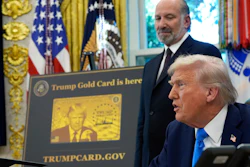 President Donald Trump speaks as Commerce Secretary Howard Lutnick listens in the Oval Office of the White House, Friday, Sept. 19, 2025, in Washington.