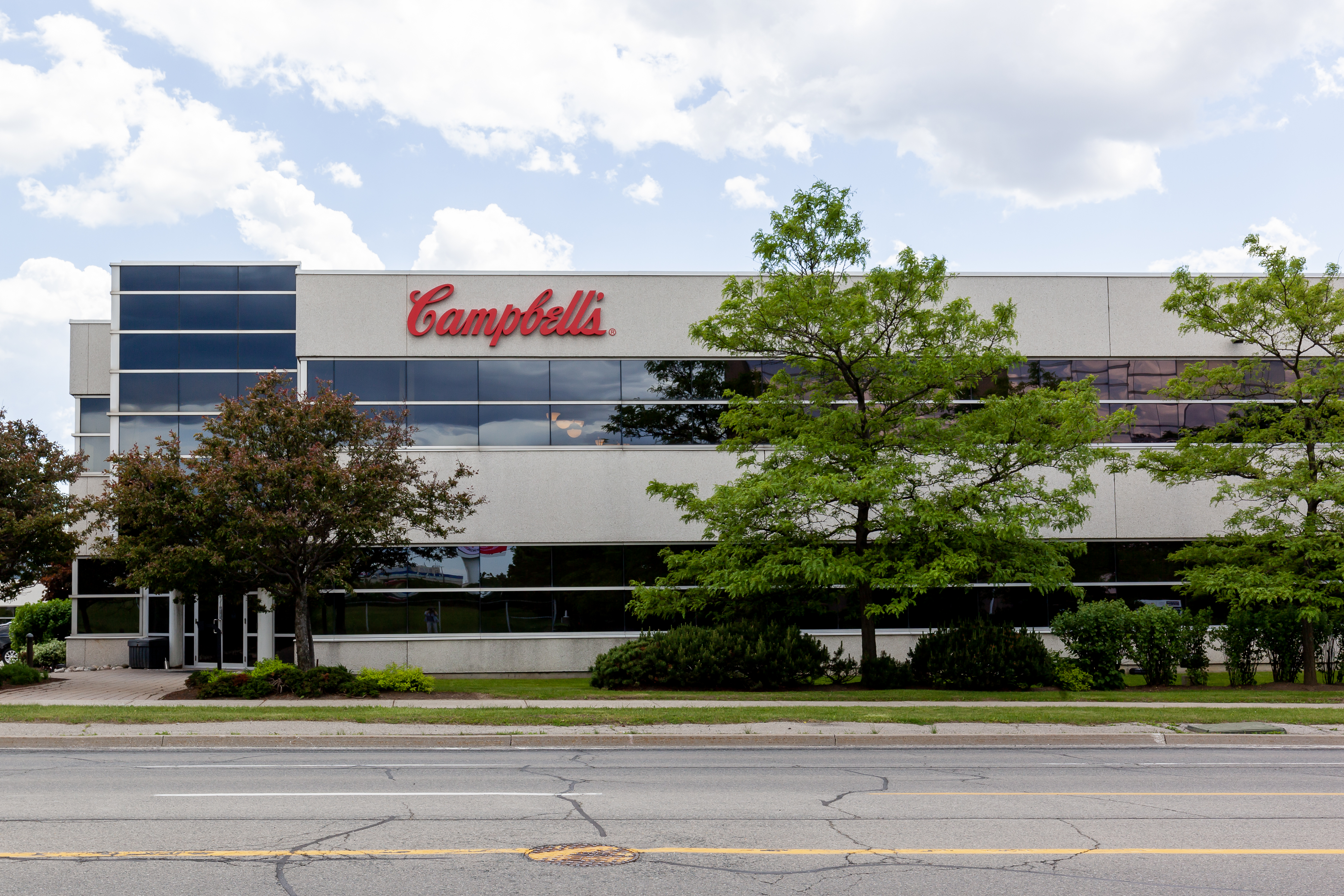 Campbell's corporate headquarters building.