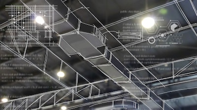 Digital ventilation architectural.