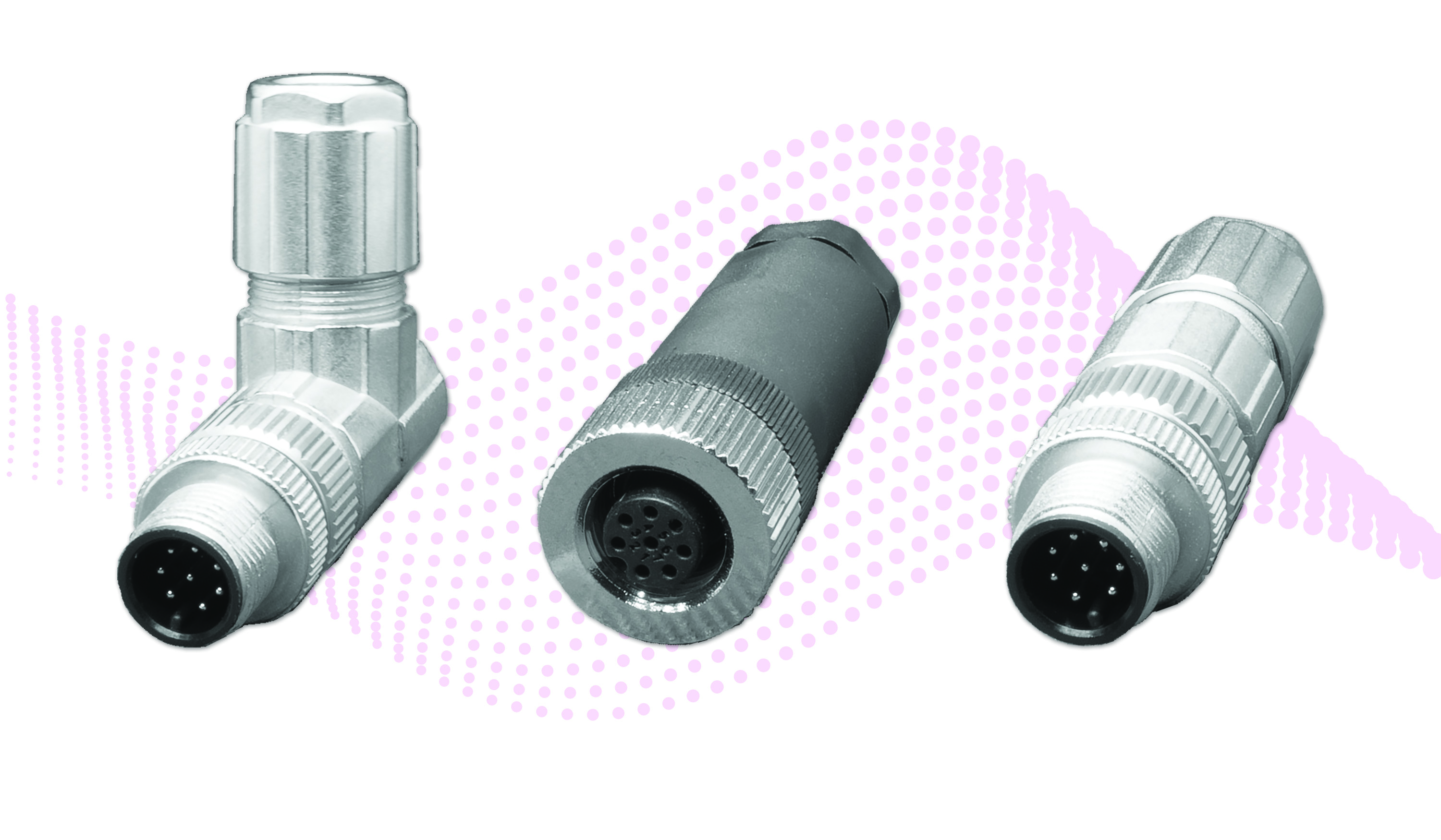 M12 field assembly plugs from Same Sky&rsquo;s Interconnect Group are suitable for industrial and factory automation, robotics, and related environments requiring secure connections and IP67 protection.