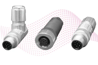 M12 field assembly plugs from Same Sky’s Interconnect Group are suitable for industrial and factory automation, robotics, and related environments requiring secure connections and IP67 protection.