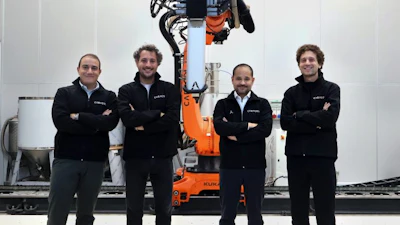 Caracol Founders, pictured from left to right: Francesco De Stefano, CEO, Paolo Cassis, COO, Jacopo Gervasini, CFO and Giovanni Avallone, Chief Innovation Officer.