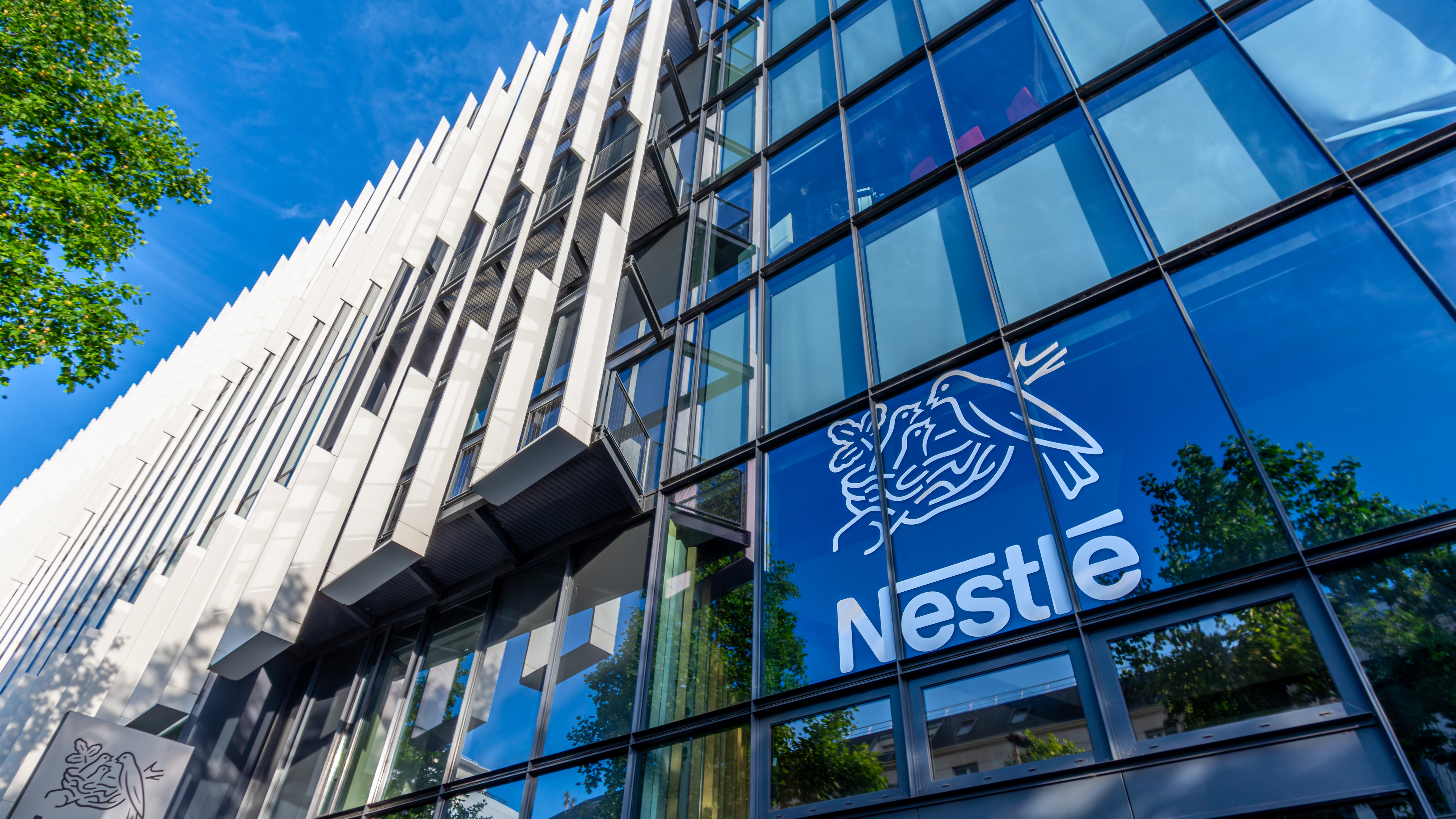 A Nestl&eacute; corporate building.