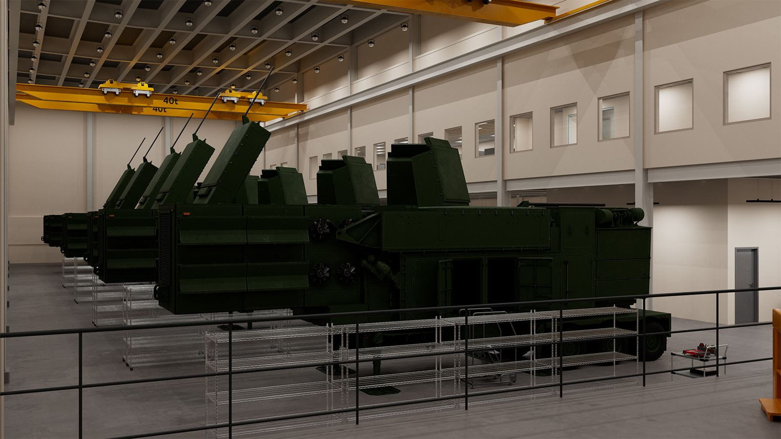 The LTAMDS production facility expansion rendering.