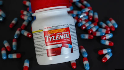 Extra Strength Tylenol is shown in Carmel, Ind., Tuesday, Sept. 23, 2025.