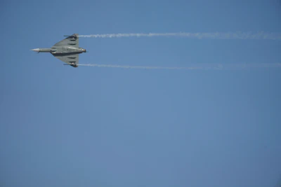 The Indian HAL Tejas during a demonstration moments before crashing at the Dubai Air Show, at Al Maktoum International Airport at Dubai World Central, Dubai, United Arab Emirates, Friday Nov. 21, 2025.