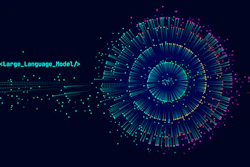 Large language model graphic.
