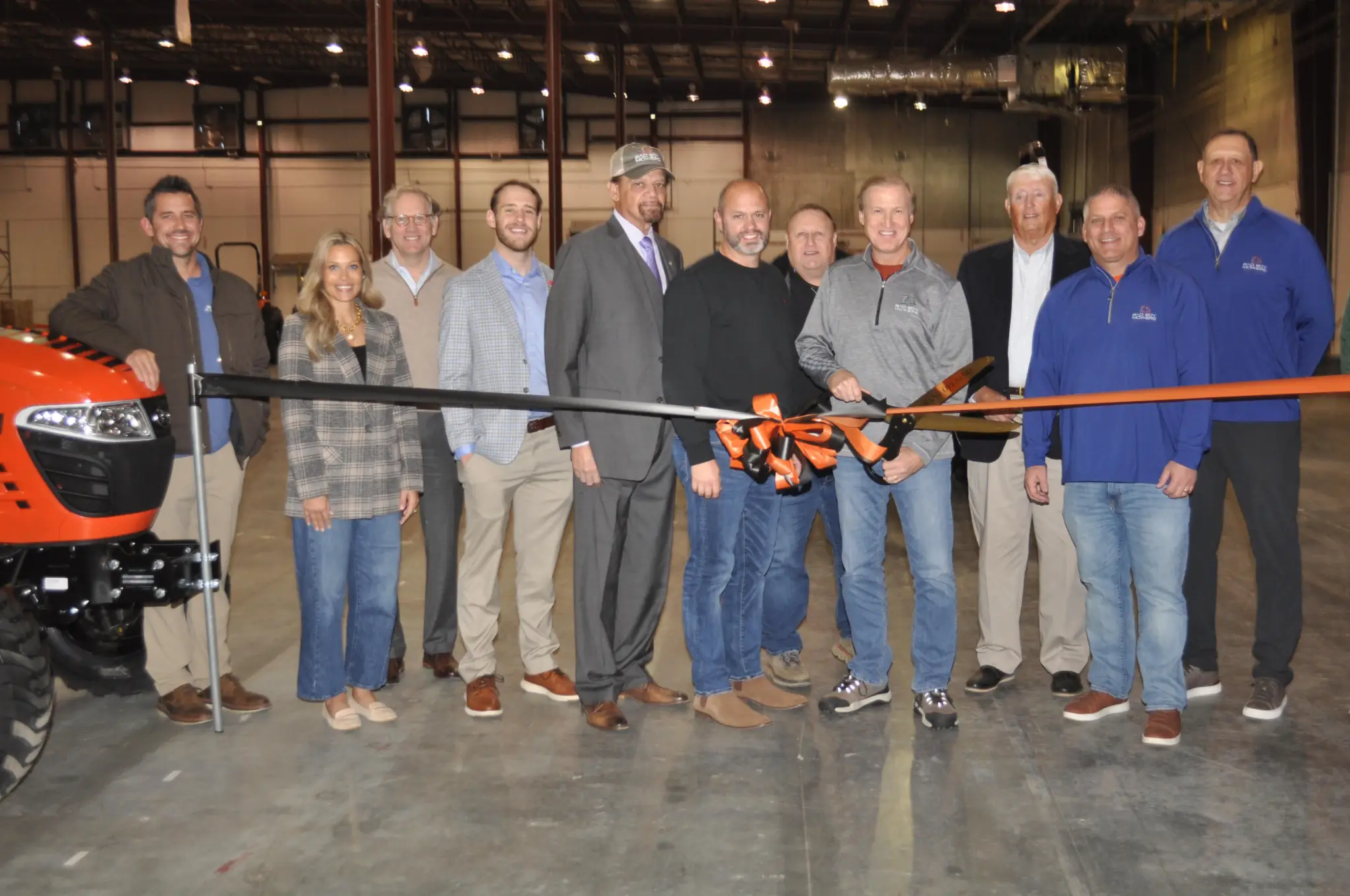 Bad Boy Mowers ribbon cutting ceremony.