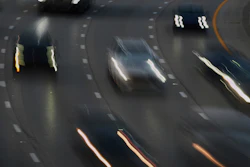 Vehicles drive along a highway July 30, 2025, in Cincinnati.