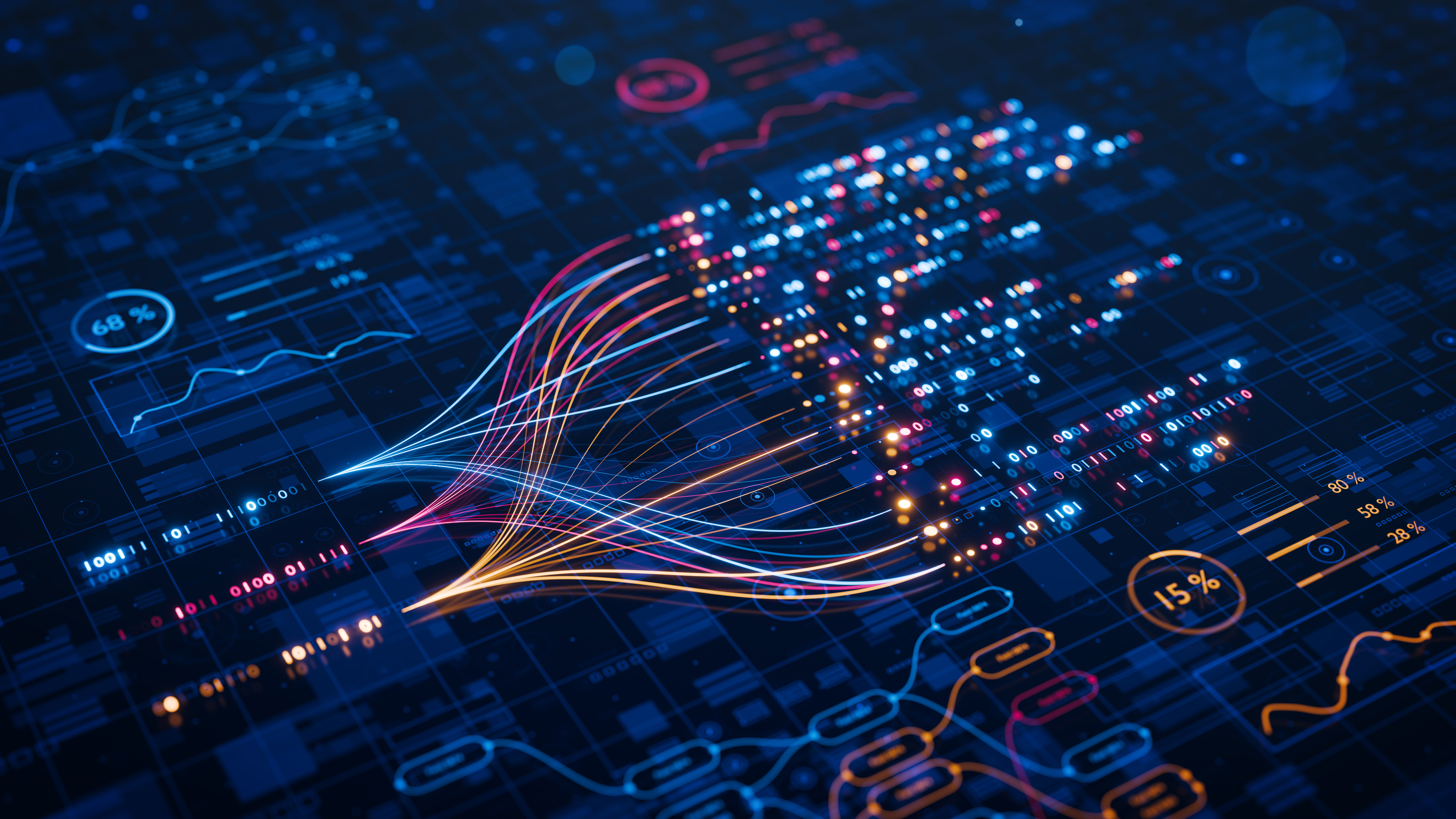 AI powers big data analysis.