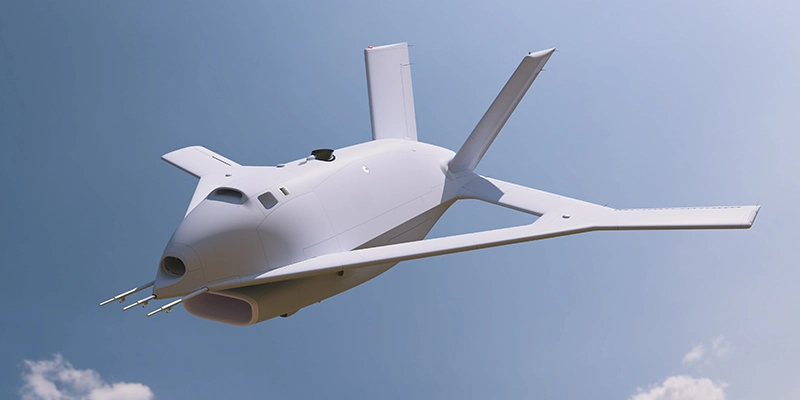 Computer rendering of the X-65 aircraft.