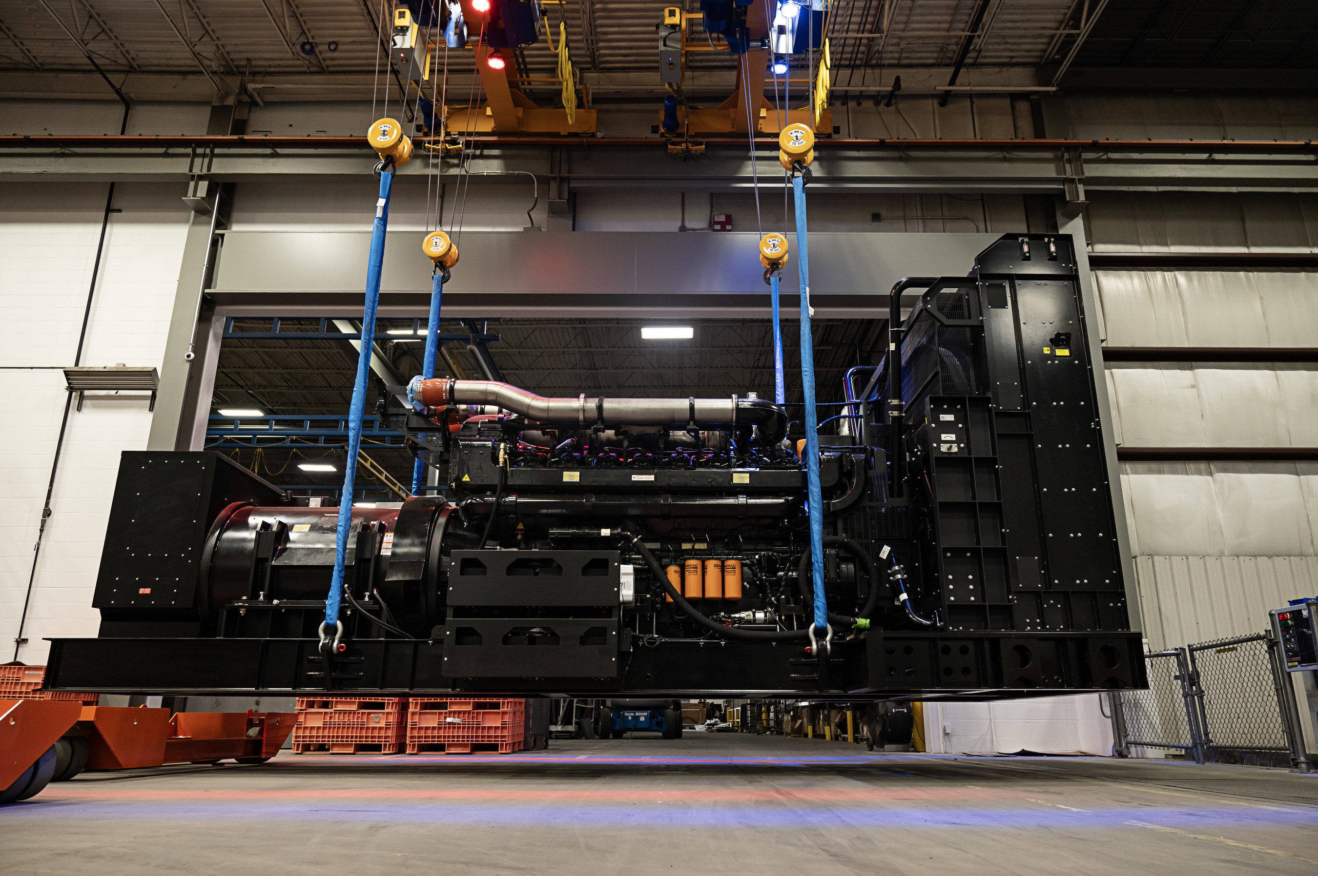 A Generac industrial generator.