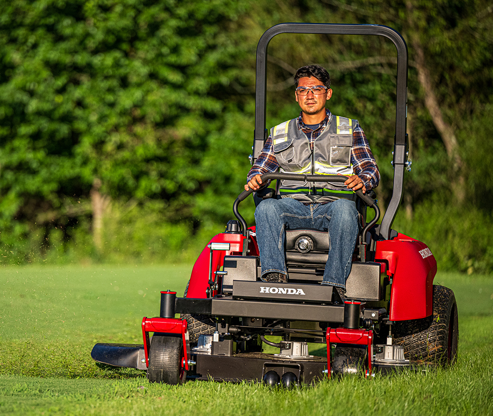 Honda North Carolina Manufacturing last week began production of its first battery-powered zero-turn radius mowers at its facility in Swepsonville, North Carolina.