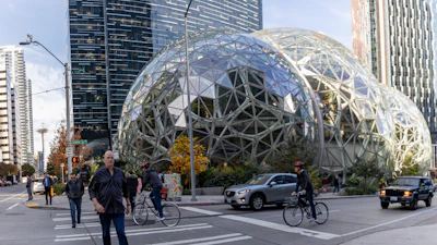 Amazon headquarters, Seattle, Dec. 2019.