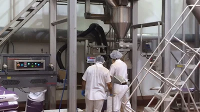 A RotoClone W dust extraction system from AAF International in use at an industrial facility.