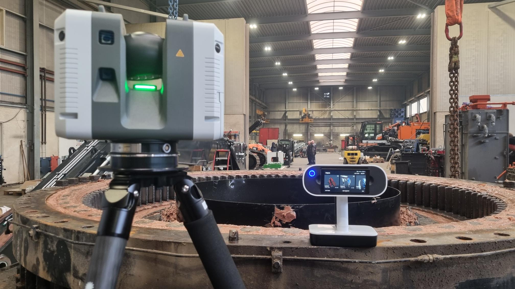 Artec Leo & Ray II at the customer&rsquo;s workshop