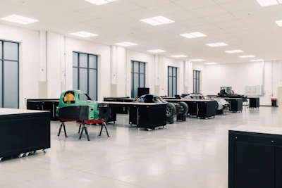 Mc Murtry Automotive Build Bays In New Facility 4 Out Of 9 Bays Shown 2048x1365