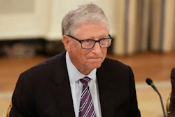 Bill Gates attends a dinner with President Donald Trump in the State Dining Room of the White House, Sept. 4, 2025, in Washington.