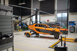 The three-wheeled PAL-V Liberty flying car (aka gyroplane).