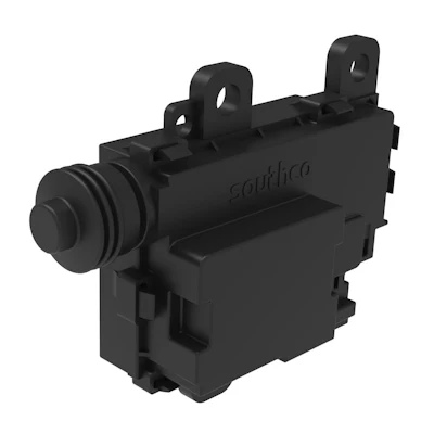 Electronic actuator for glove box