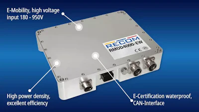 New RMOD4000 series of compact, plug-and-play DC/DC converters from RECOM.