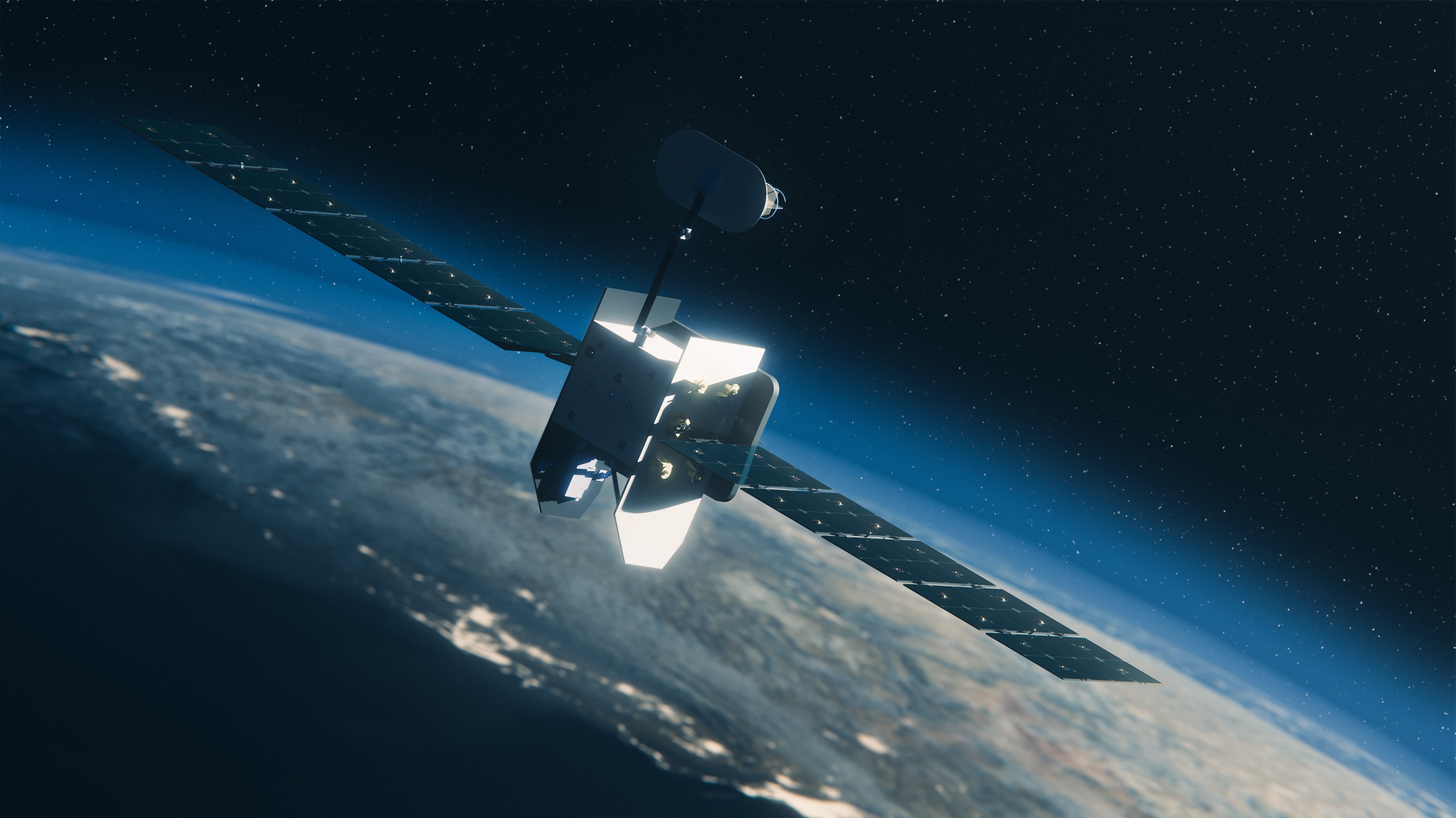 Artist&rsquo;s rendering of Boeing and Millennium Space Systems&rsquo; new mid-class spacecraft, Resolute.