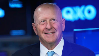 Goldman Sachs CEO David Solomon is interviewed on the floor of the New York Stock Exchange, July 16, 2025.