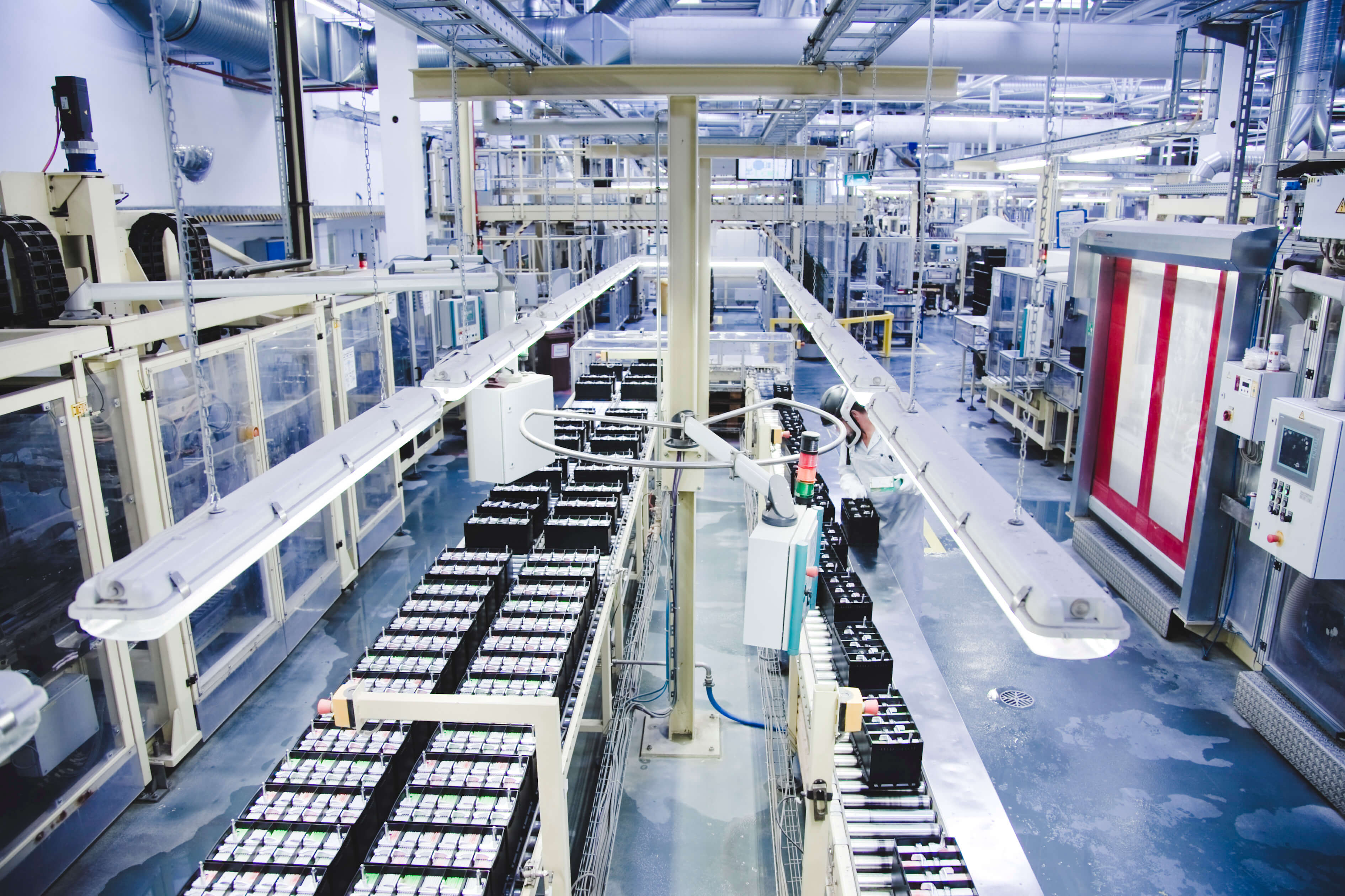 A Clarios battery manufacturing facility.