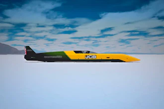 Jcb Hydromax On The Bonneville Salt Flats