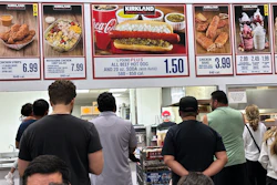 Customers in the food court at a Costco in Mount Prospect, Ill., June 8, 2026.
