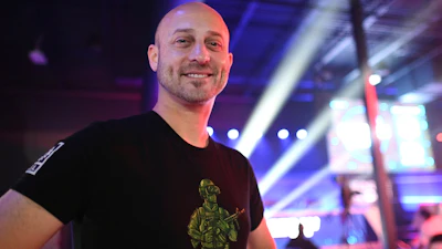 Joshua Baer, the founder and CEO of Capital Factory, poses for a photo at the Force Con event, May 29, 2022, in San Antonio, Texas.