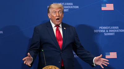 President Trump at the United States Army War College, Carlisle, Pa., July 15, 2026.