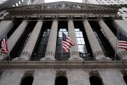 The New York Stock Exchange is seen in New York, Thursday, March 19, 2026.