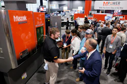 The Mazak booth at IMTS 2024.