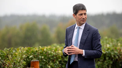 Fed Chair Kevin Warsh arrives at the annual Jackson Hole Economic Policy Symposium in Moran, Wyo., Aug. 28, 2026.