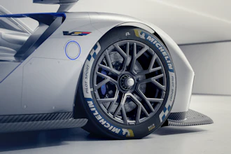 The V-ONE has a V8 hybrid powertrain that shares foundations with the Cadillac V-Series.R race car.