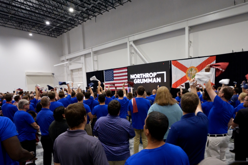 Northrop Grumman employees celebrated a new Florida facility with federal, state and local officials during an employee engagement event.