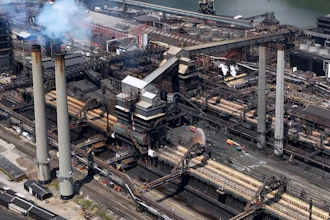 A portion of the Clairton Coke Works, a U.S. Steel plant, is seen Aug. 11, 2025 in Clairton, Pa.