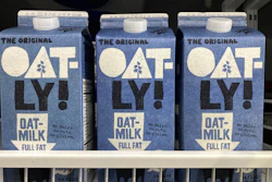 Oatly containers at a grocery store in North Miami, Fla., May 18, 2021.