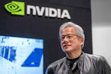 Jensen Huang, president and CEO of Nvidia, waits for a groundbreaking ceremony for an expansion of Coherent's manufacturing facility to begin on June 16, 2026, in Sherman, Texas.