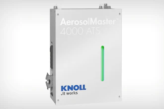 KNOLL AerosolMaster 4000 ATS aerosol dispenser with green indicator tube